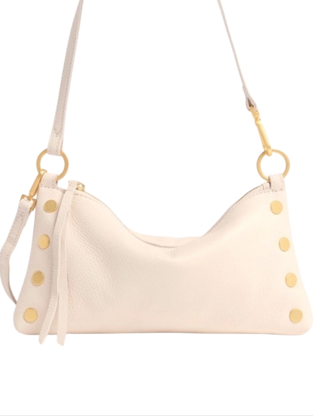 NWT Hammitt Kyle Sml Shoulder Crossbody Calla Lily White Leather Brushed Gold - Picture 4 of 11